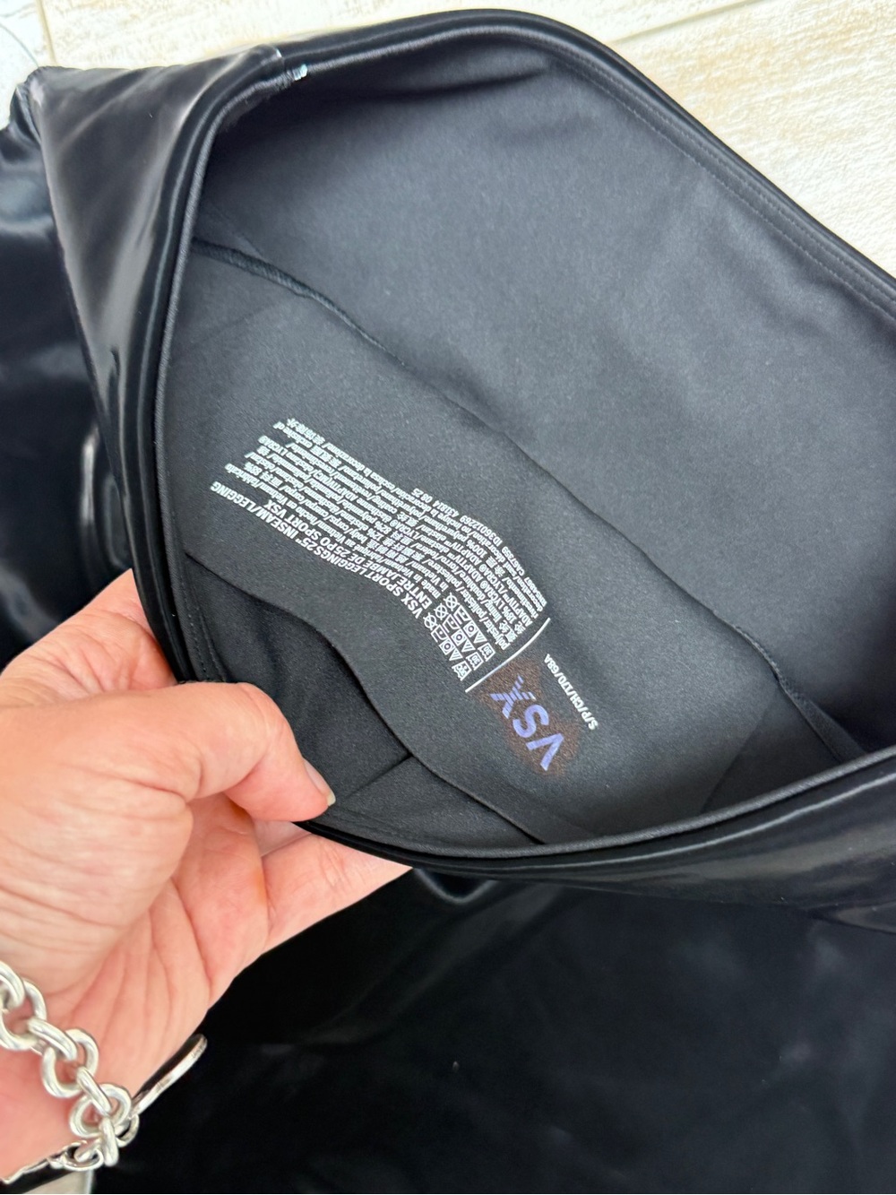 VSX Shiny Black Leggings - Picture 5 of 5